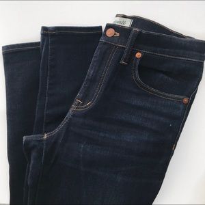 Madewell 9” High-Rise Skinny Jeans Larkspur Wash